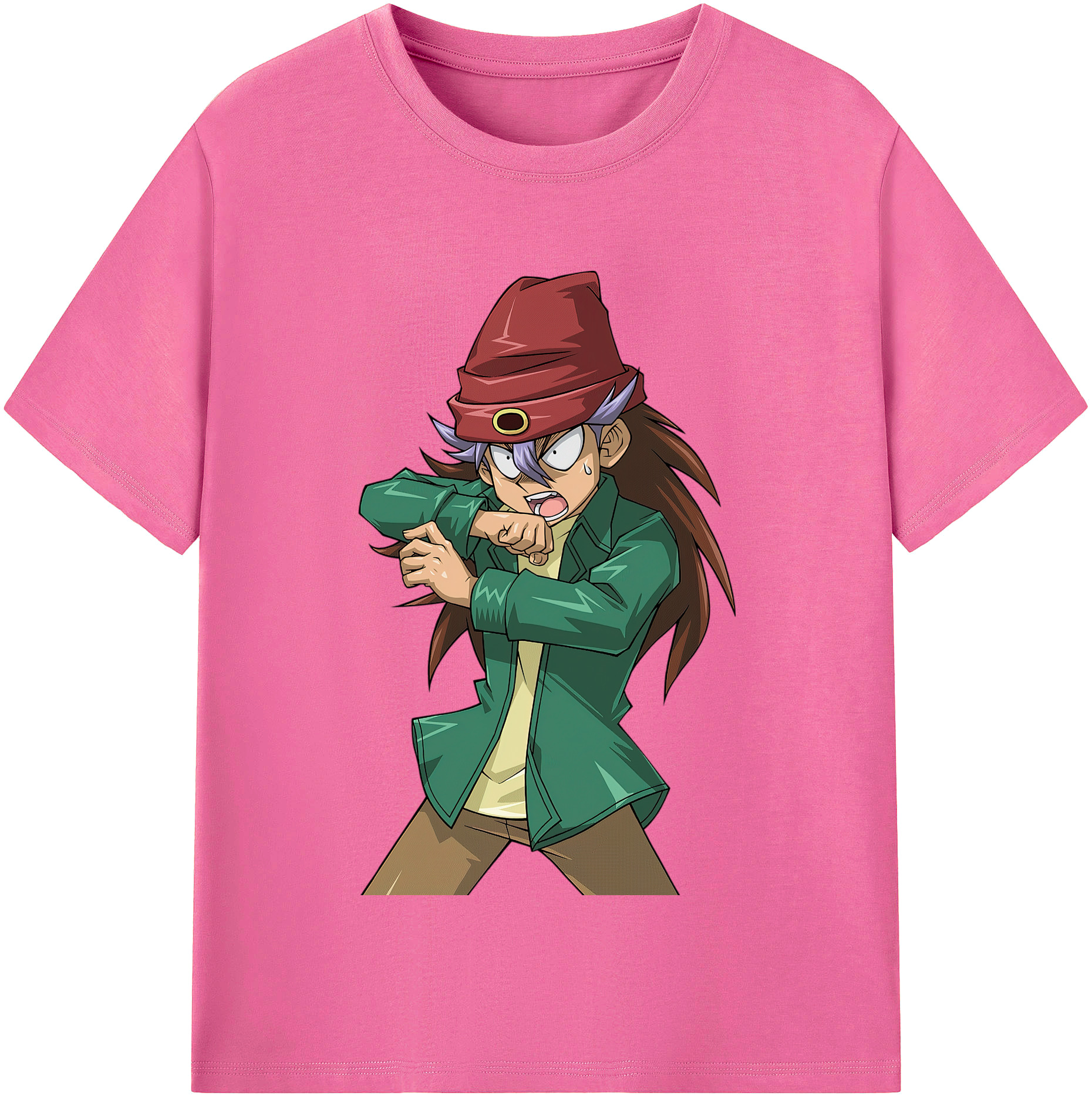 （画像用） 遊☆戯☆王 Yu-Gi-Oh! レディースカジュアルプリントTシャツ（綿100％）